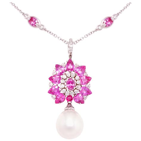 high jewelry louis vuitton pink sapphire necklace|Louis Vuitton gemstones.